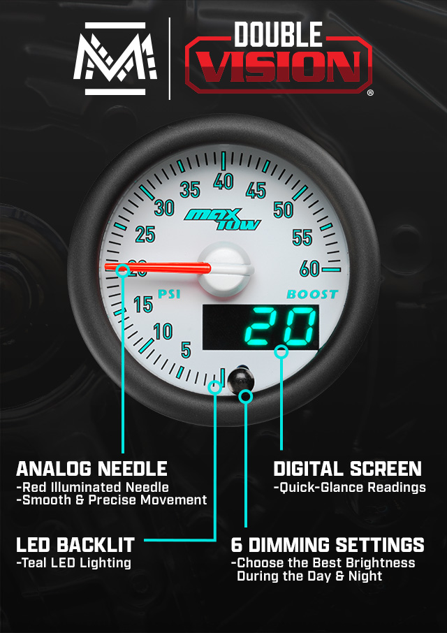 MaxTow Match for 3rd Gen Cummins Gauge Series Details