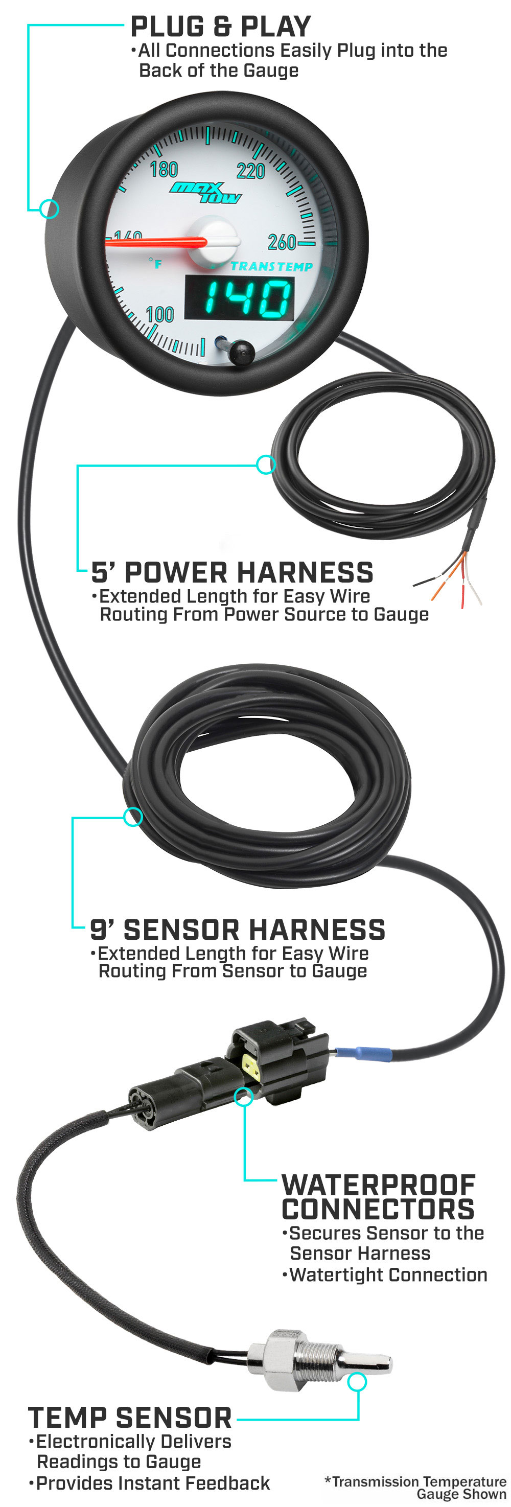 MaxTow Match 3rd Gen Gauge Wiring